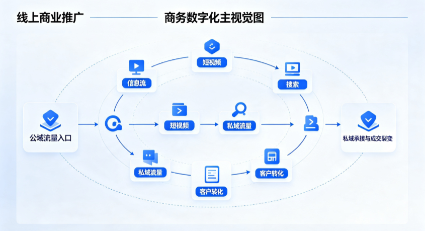 吴堡县线上商业推广怎么做？全域流量闭环搭建与低成本转化实战指南